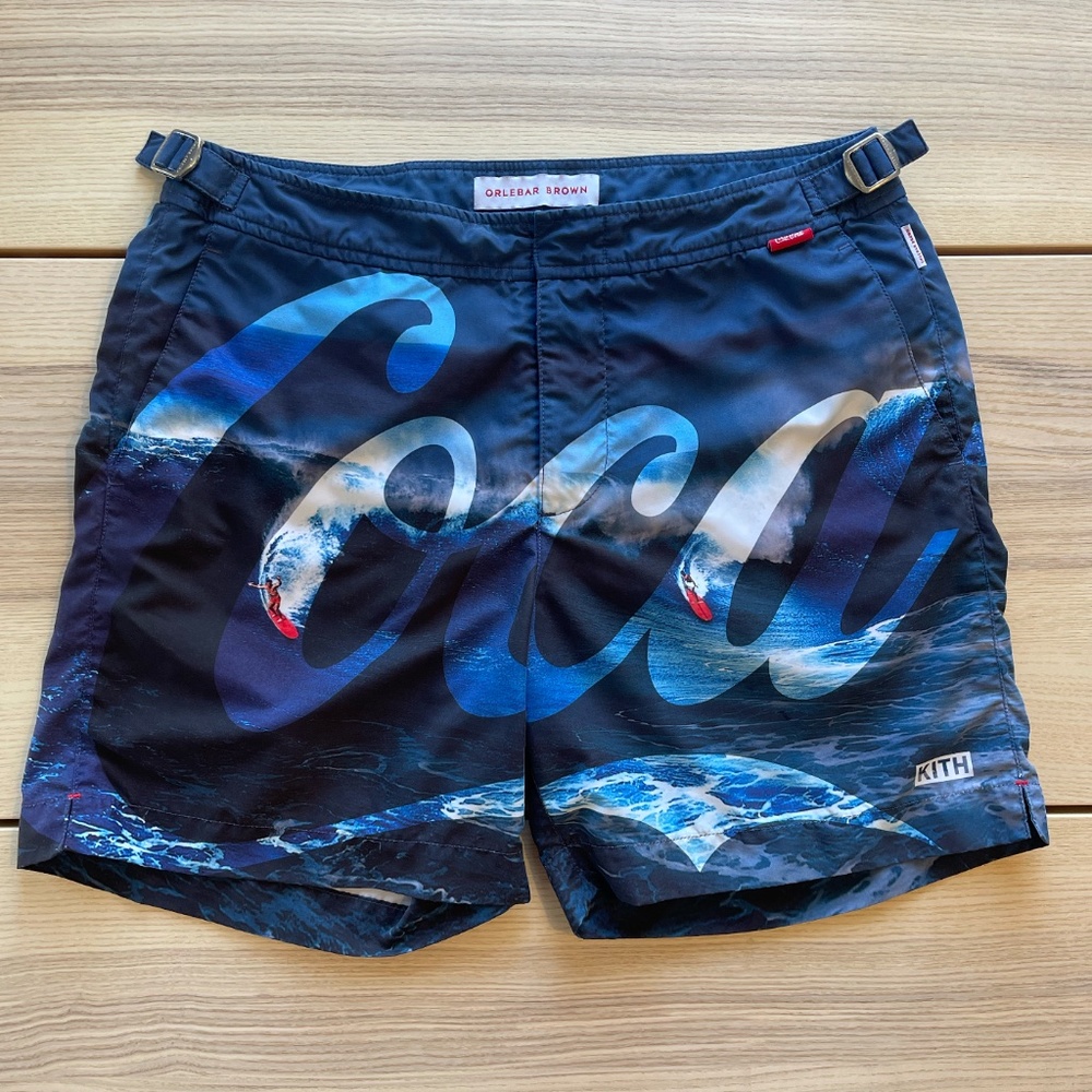 Kith x Coca-Cola x Orlebar Brown Bulldog Swim Trunk Men's 30